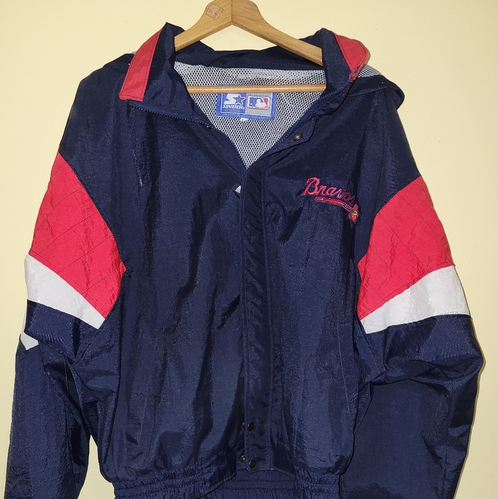Braves STARTER jacket windbreaker